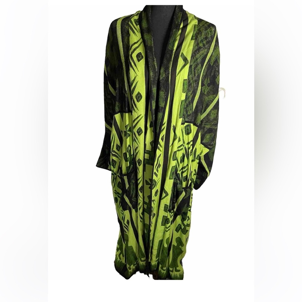 Vintage mid century Women’s alien duster house dress